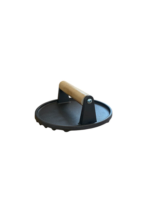 Cast Iron Round Grill Press Steak Weight Bacon Press Professional