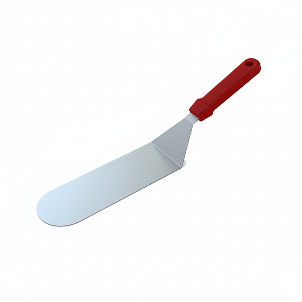 Professional Stainless Steel Solid Turner Fish Slice Red Handle